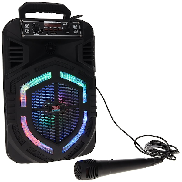 Neon Knight 8 inch Tailgate Bluetooth Speaker Portable Speaker with Microphone NKTG - main